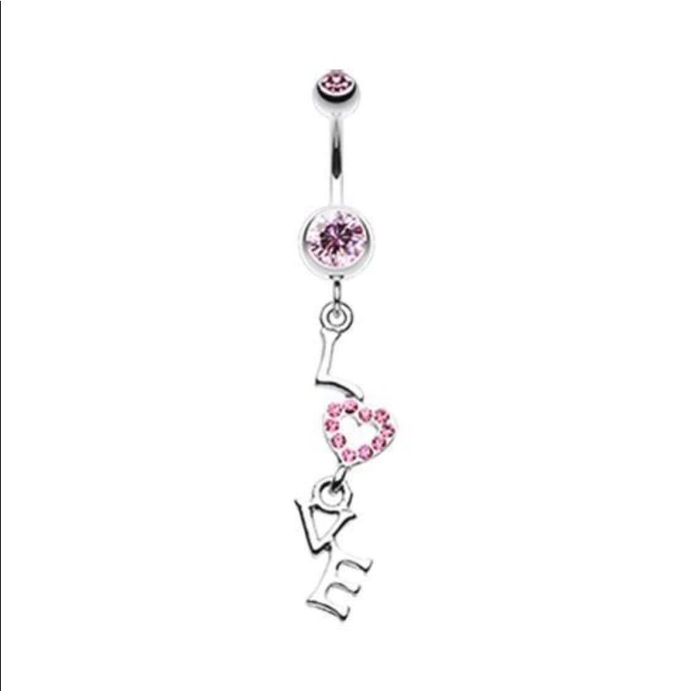 Love belly ring